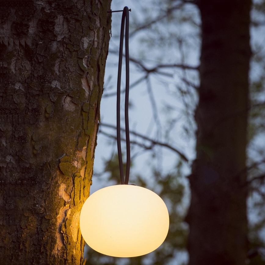 LED Dimmerabile per esterni rechargeable Lampada a sospensione STONO LED/1W/3000 mAh IP54