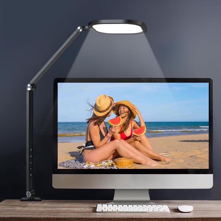 LED Dimmerabile touch flessibile lampada da tavolo POINTIQ LED/15W/230V 3000-6500K CRI 96 nero