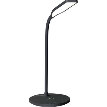 LED Dimmerabile touch flexible lampada da tavolo con 15W ricarica wireless Qi LED/5,5W/230V 2700-6500K nero