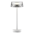 LED Dimmerabile touch per esterni lampada da tavolo CASABLANCA LED/3,4W/5V USB 3600 mAh IP44 bianco