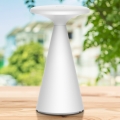 LED Dimmerabile touch per esterni lampada da tavolo PAROS LED/1,8W/5V USB 1800 mAh IP44 bianco