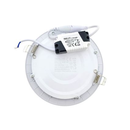 LED-Einbauleuchte CIRCLE LED/9W/230V 6500K d 14,5 cm weiß