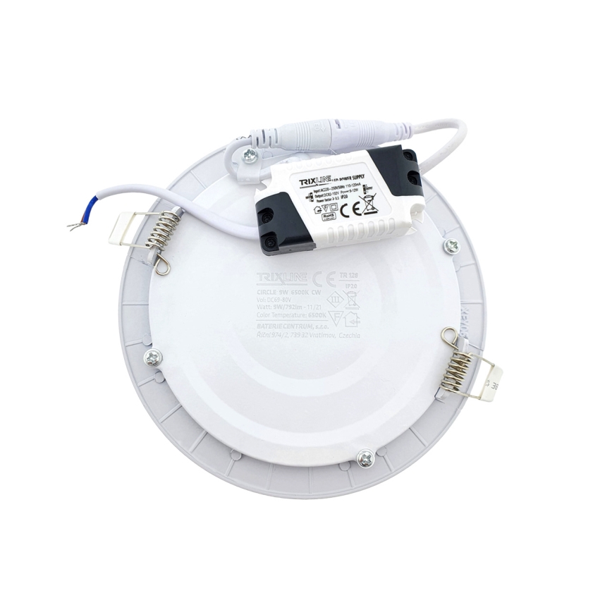 LED-Einbauleuchte CIRCLE LED/9W/230V 6500K d 14,5 cm weiß
