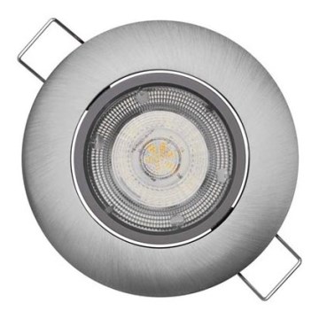 LED-Einbauleuchte EXCLUSIVE LED/5W/230V 3000 K silber