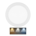 LED-Einbauleuchte für Badezimmer LADA LED/12W/230V 3000/4000/6000K d 17 cm IP44 weiß