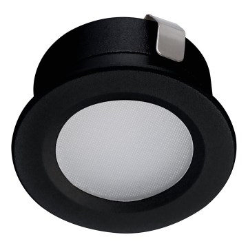 LED-Einbauleuchte für den Outdoor-Bereich IMBER LED/1W/12V 6500K d 3 cm 30 lm IP65 schwarz