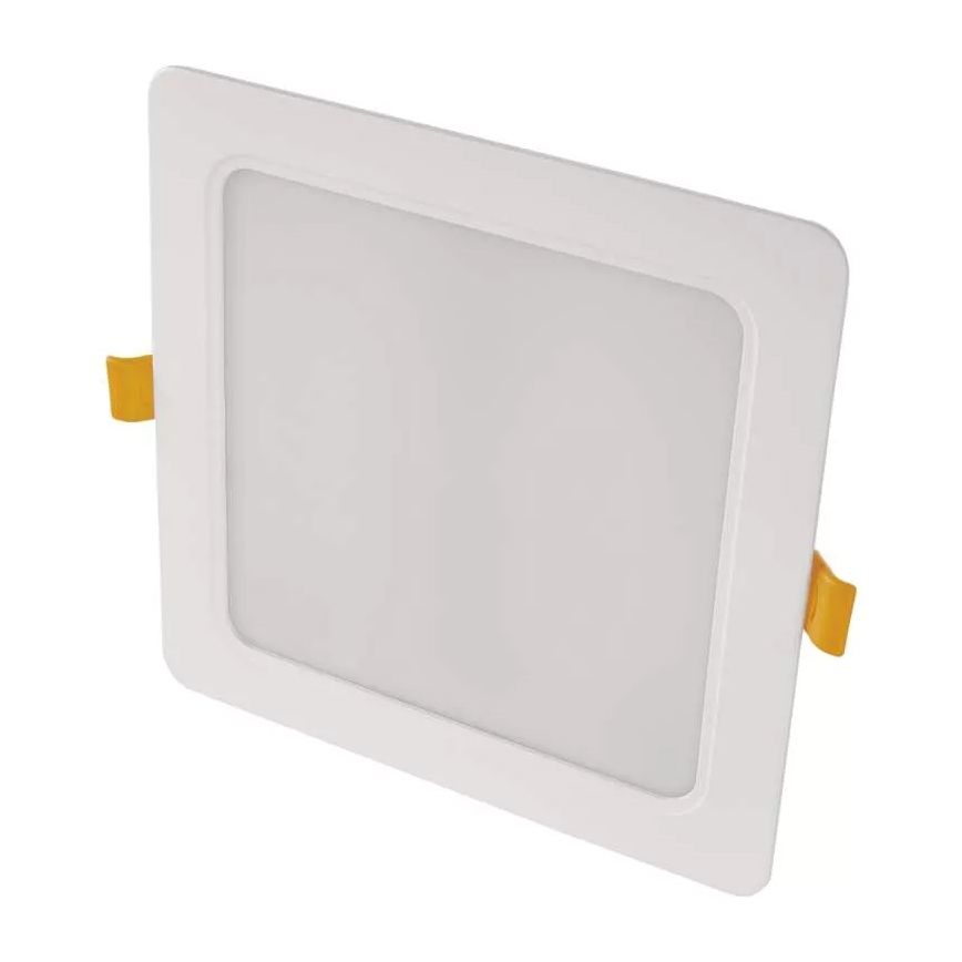 LED Einbauleuchte LED/18W/230V 17x17 cm weiß