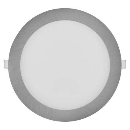 LED-Einbauleuchte NEXXO LED/18W/230V 3000/3500/4000K silber Ø 22,5 cm