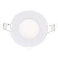 LED-Einbauleuchte QTEC LED/3W/230V 4200K d 8,3 cm