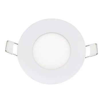 LED-Einbauleuchte QTEC LED/3W/230V 4200K d 8,3 cm