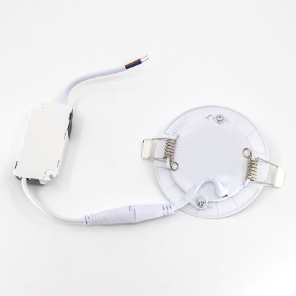 LED-Einbauleuchte QTEC LED/3W/230V 4200K d 8,3 cm