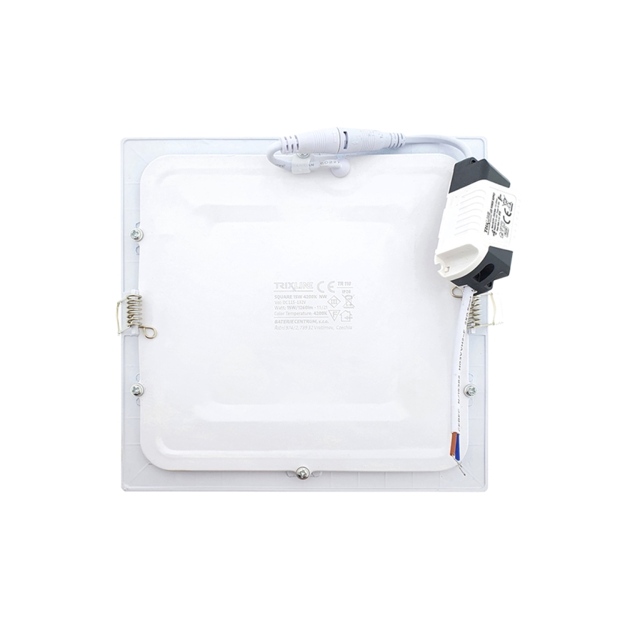 LED-Einbauleuchte SQUARE LED/15W/230V 4200K 18,8x18,8 cm weiß