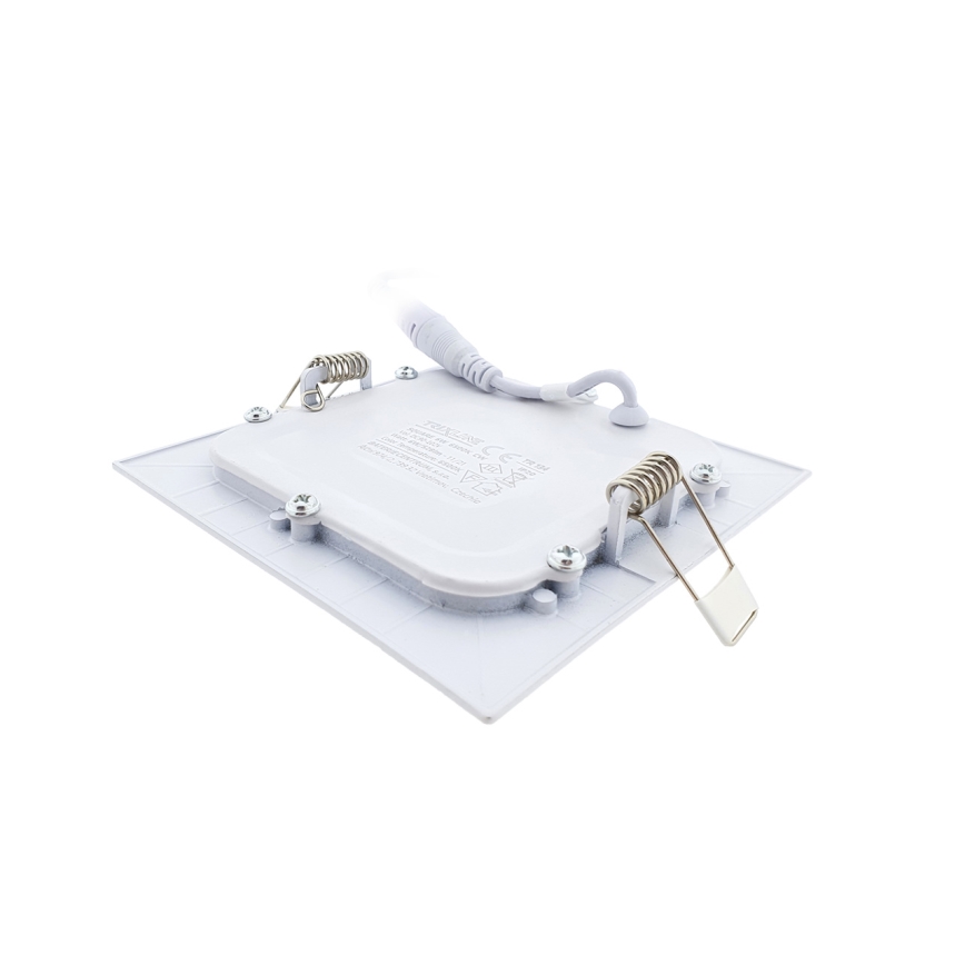 LED-Einbauleuchte SQUARE LED/6W/230V 6500K 11,8x11,8 cm weiß