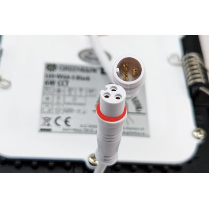 LED-Einbauleuchte VEGA LED/6W/230V 2900/3900/5800K d 12,5 cm schwarz