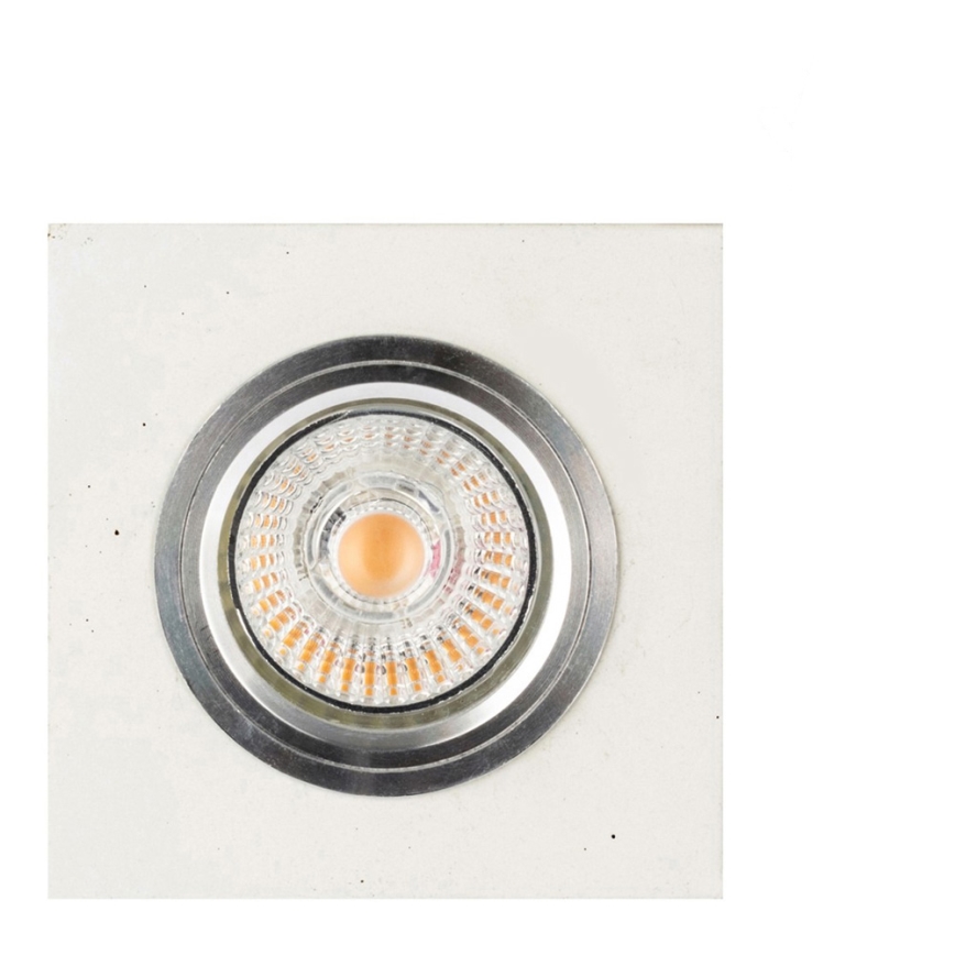 LED-Einbauleuchte VITAR 1xGU10/5W/230V CRI 90 Beton – FSC-zertifiziert