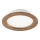 LED Einbauleuchte WOODY SPOT LED/16,5W/230V 4000K Nussbaum Ø 18,5 cm