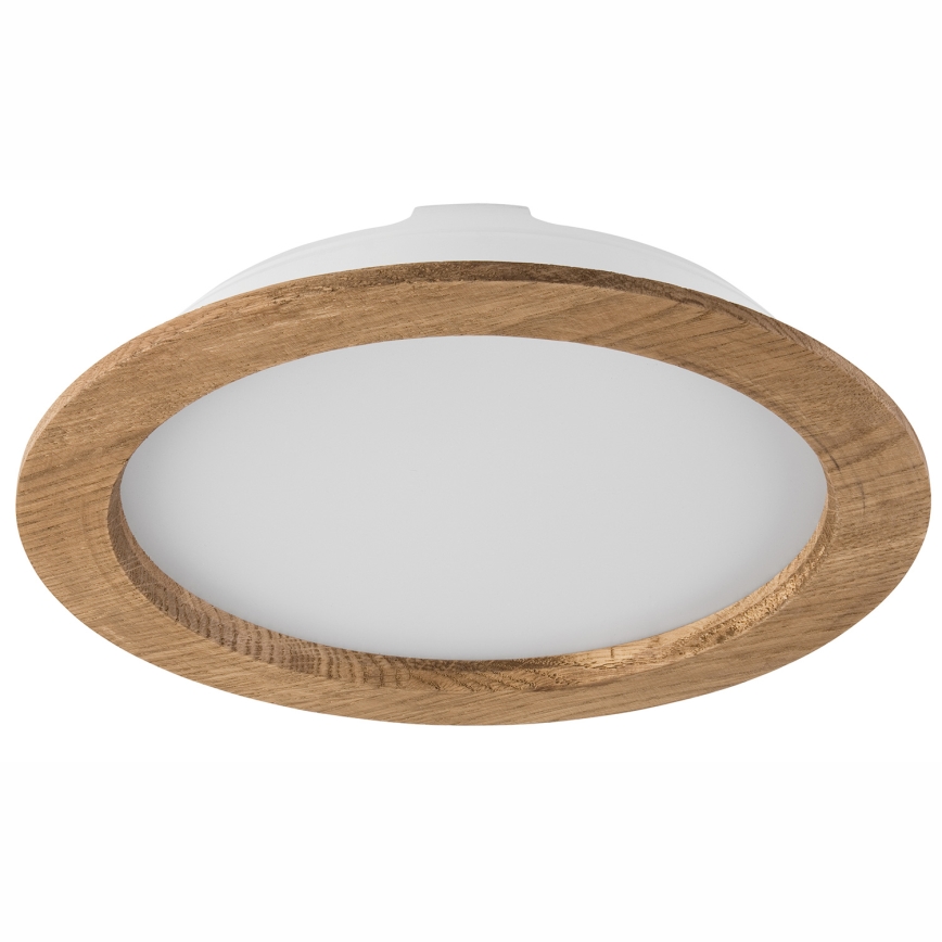 LED Einbauleuchte WOODY SPOT LED/23,5W/230V 4000K Nussbaum Ø 23,5 cm