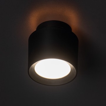 LED-Einbaustrahler SONOR LED/6W/230V 3000/4000/5700K + LED/1,5W 2200K Ø 9 cm schwarz