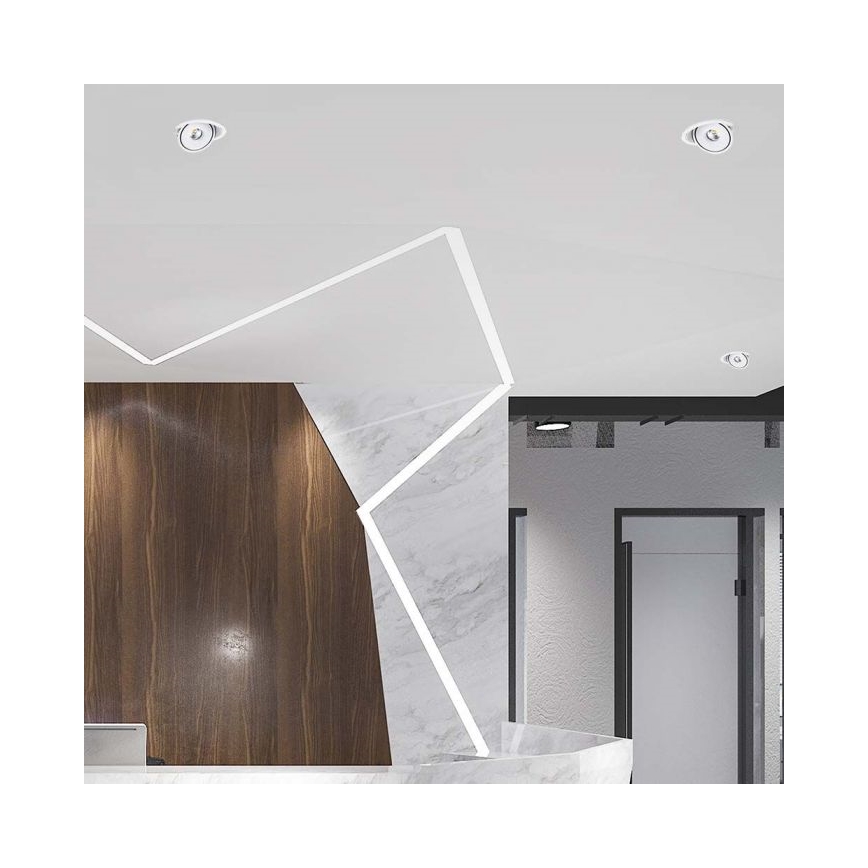 LED Faretto da incasso LED/12W/230V 3000/4000/6400K diametro 12 cm bianco