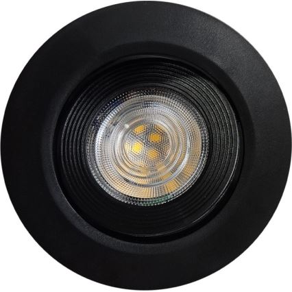 LED Incasso/superficie Luce Spot 2in1 LED/5W/230V 4200K diametro 9,3 cm nero