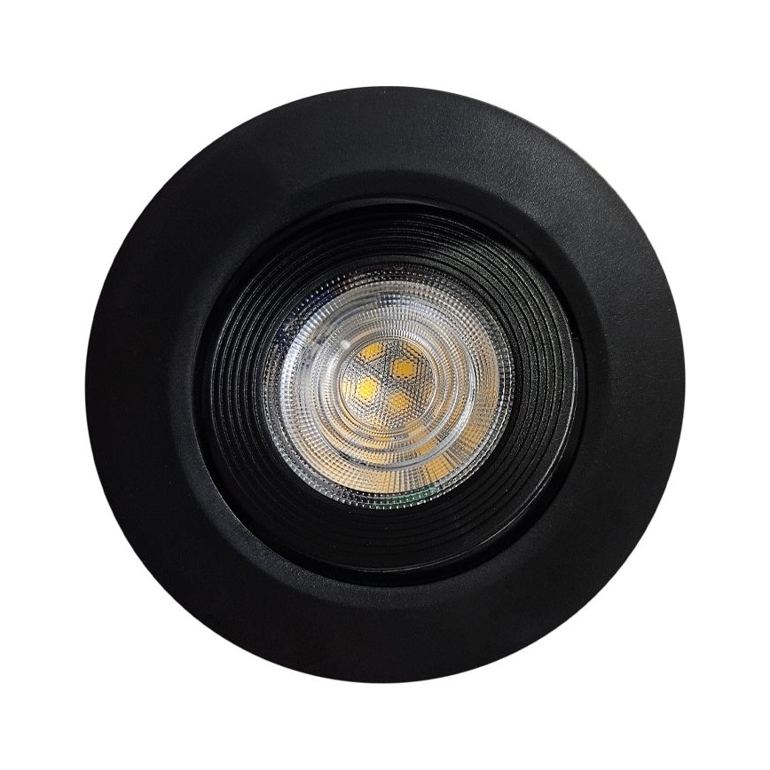 LED Incasso/superficie Luce Spot 2in1 LED/5W/230V 4200K diametro 9,3 cm nero