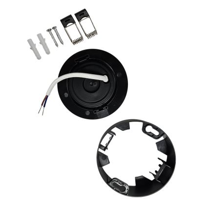 LED Incasso/superficie Luce Spot 2in1 LED/5W/230V 4200K diametro 9,3 cm nero