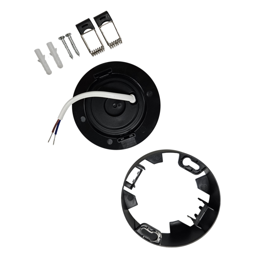 LED Incasso/superficie Luce Spot 2in1 LED/5W/230V 4200K diametro 9,3 cm nero