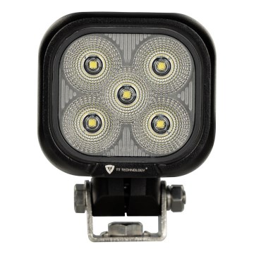 LED Faretto per macchina BLACK LED/50W/10-30V IP69 5700K quadrato