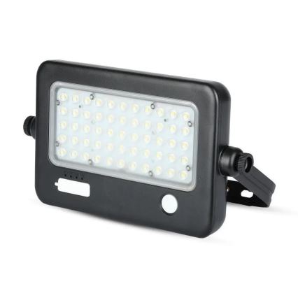 LED Faro solare dimmerabile con sensore LED/10W/3,7V 4000K IP65 7200 mAh + Porta USB