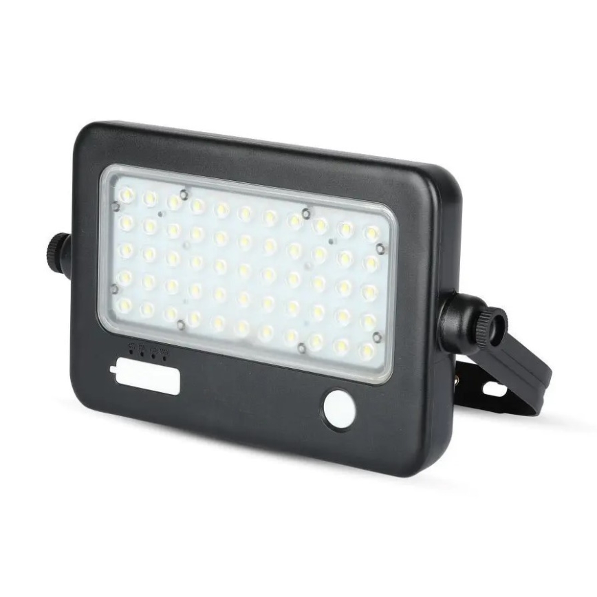 LED Faro solare dimmerabile con sensore LED/10W/3,7V 4000K IP65 7200 mAh + Porta USB