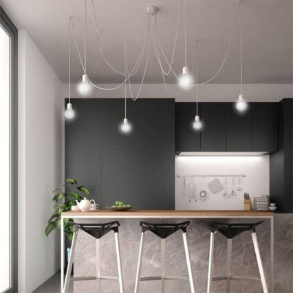 LED-Glühbirne WEISSER FILAMENT A60 E27/7,5W/230V 4000K