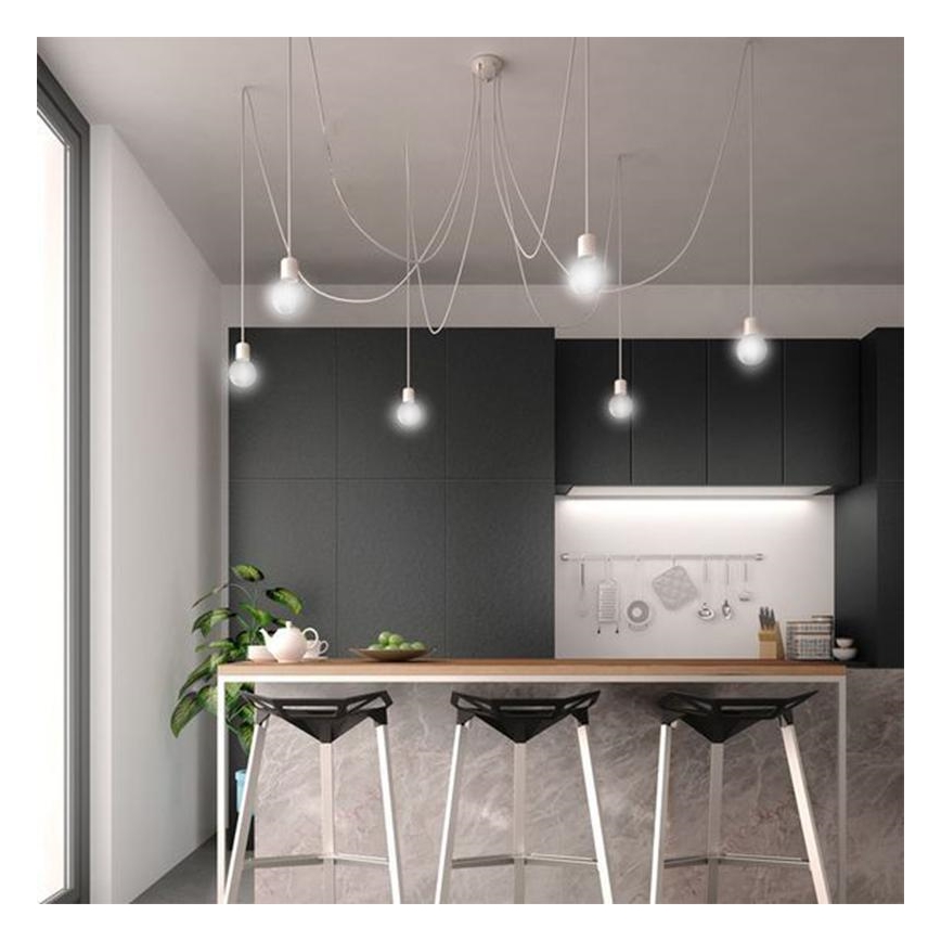 LED-Glühbirne WEISSER FILAMENT A60 E27/7,5W/230V 4000K