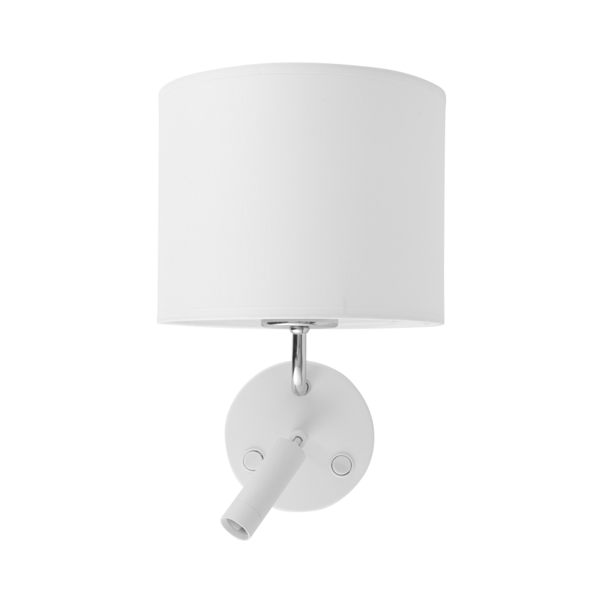 LED Flexibles Leuchtmittel RICHI 1xE27/15W/230V + LED/3W/230V Weiß