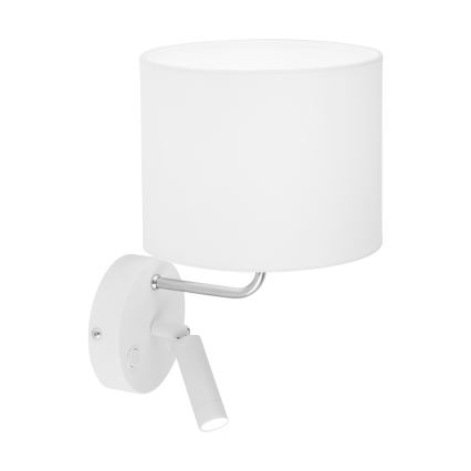 LED Flexibles Leuchtmittel RICHI 1xE27/15W/230V + LED/3W/230V Weiß