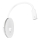 LED Flexibles Wandleuchte mit USB BASE 1xLED/8W+1xLED/2W/230V Weiß/Silber