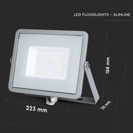LED-Flutlicht SAMSUNG CHIP LED/50W/230V 6400K IP65