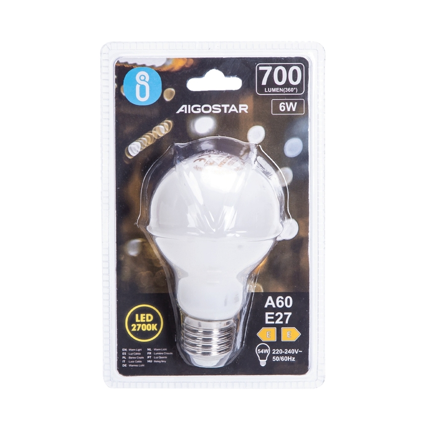 LED-Glühbirne A60 E27/6W/230V 330° 2700K - Aigostar