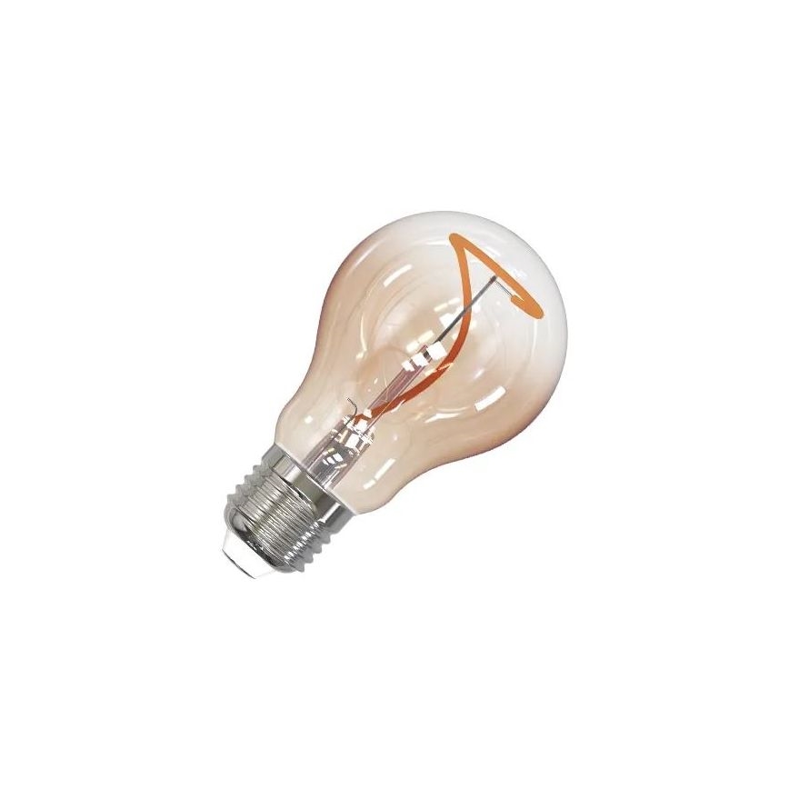 LED-Glühbirne FILAMENT SHAPE A60 E27/4W/230V 1800K braun