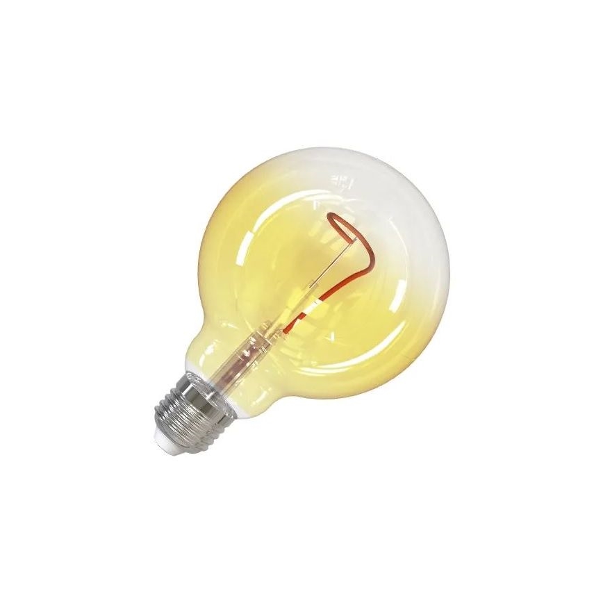 LED-Glühbirne FILAMENT SHAPE G95 E27/4W/230V 1800K gelb