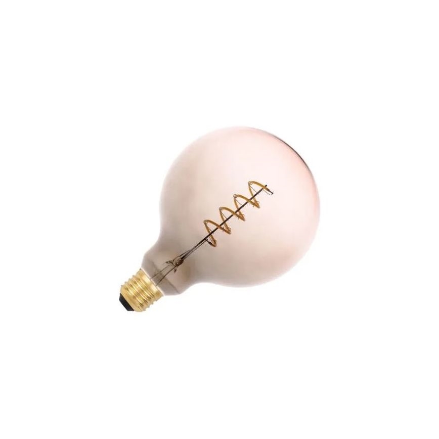 LED-Glühbirne FILAMENT SPIRAL G125 E27/4W/230V 2000K grau/rosa