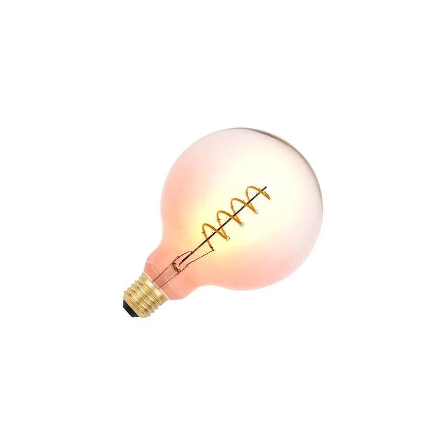 LED-Glühbirne FILAMENT SPIRAL G125 E27/4W/230V 2000K rosa