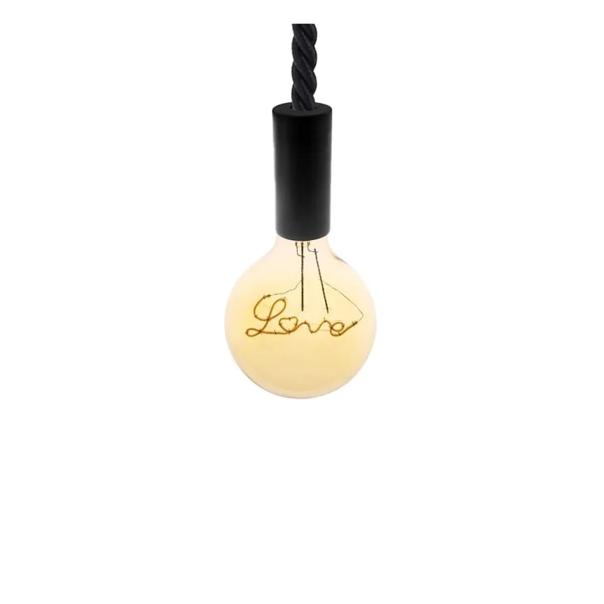 LED-Glühbirne FILAMENT VINTAGE LOVE G125 E27/2W/230V 2000K