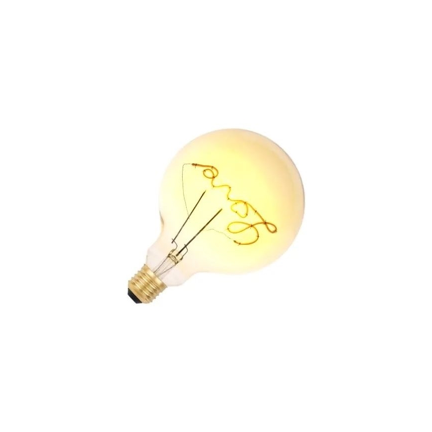 LED-Glühbirne FILAMENT VINTAGE LOVE G125 E27/2W/230V 2000K
