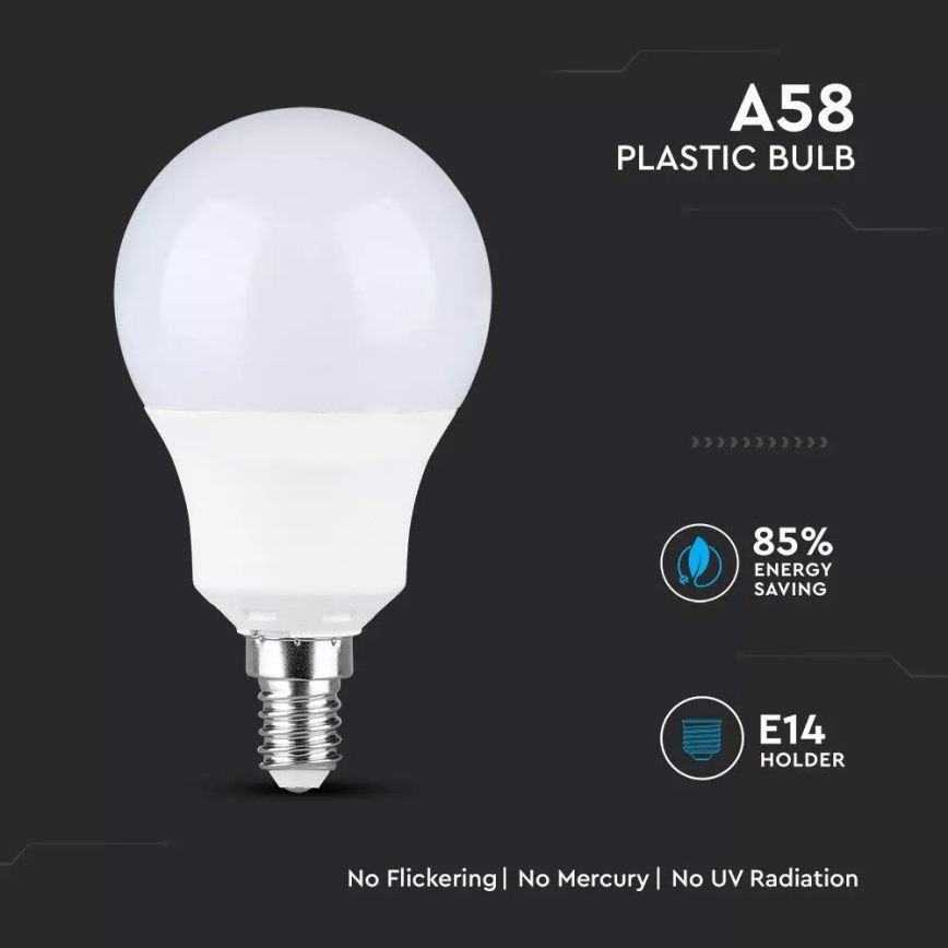 LED Glühbirne SAMSUNG CHIP A60 E14/9W/230V 3000K