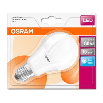 LED Glühbirne STAR E27/8,5W/230V 4000K - Osram