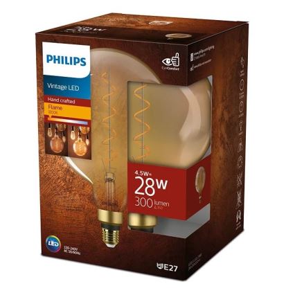 LED-Glühbirne VINTAGE Philips E27/4,5W/230V 1800K