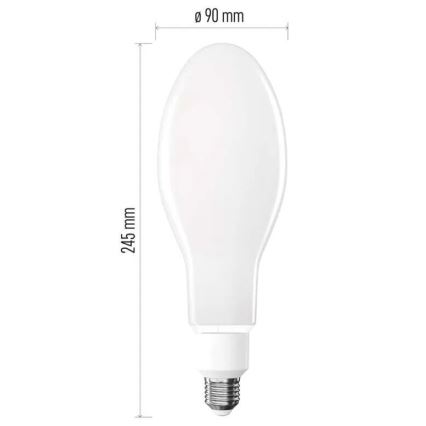 LED-Glühlampe FILAMENT ED90 E27/36W/230V 6000 lm 4000K