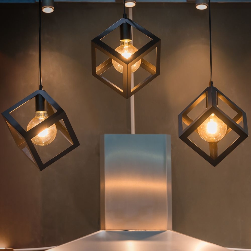 LED-Glühlampe FILAMENT G125 E27/6W/230V 3000K