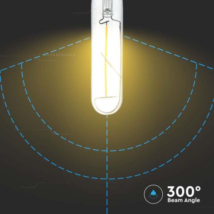 LED-Glühlampe FILAMENT T30 E27/2W/230V 3000K