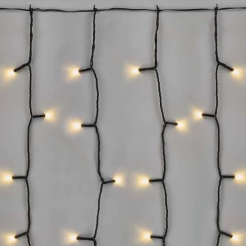 LED Guirlande de Noël d'extérieur 100xLED/1x2m IP44 blanc chaud